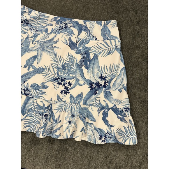 Tommy Bahama Blue and White Mini Skirt - Picture 4 of 10